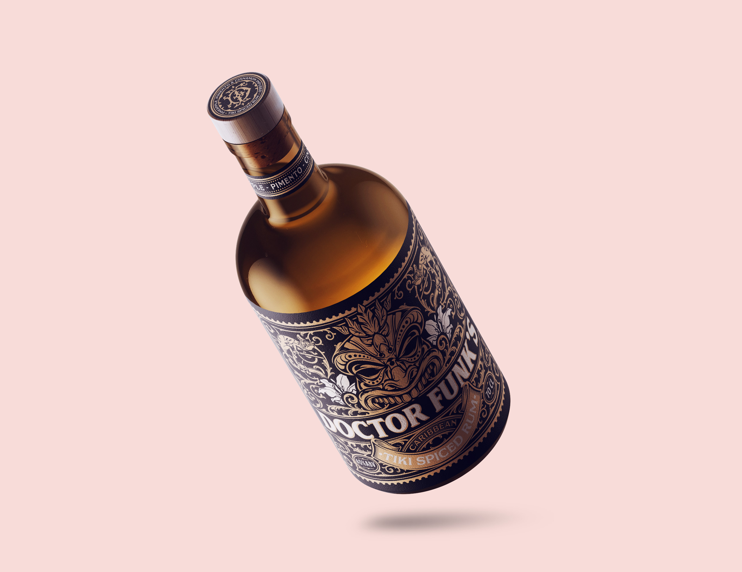 Doctor Funk's Craft Rum Brand design